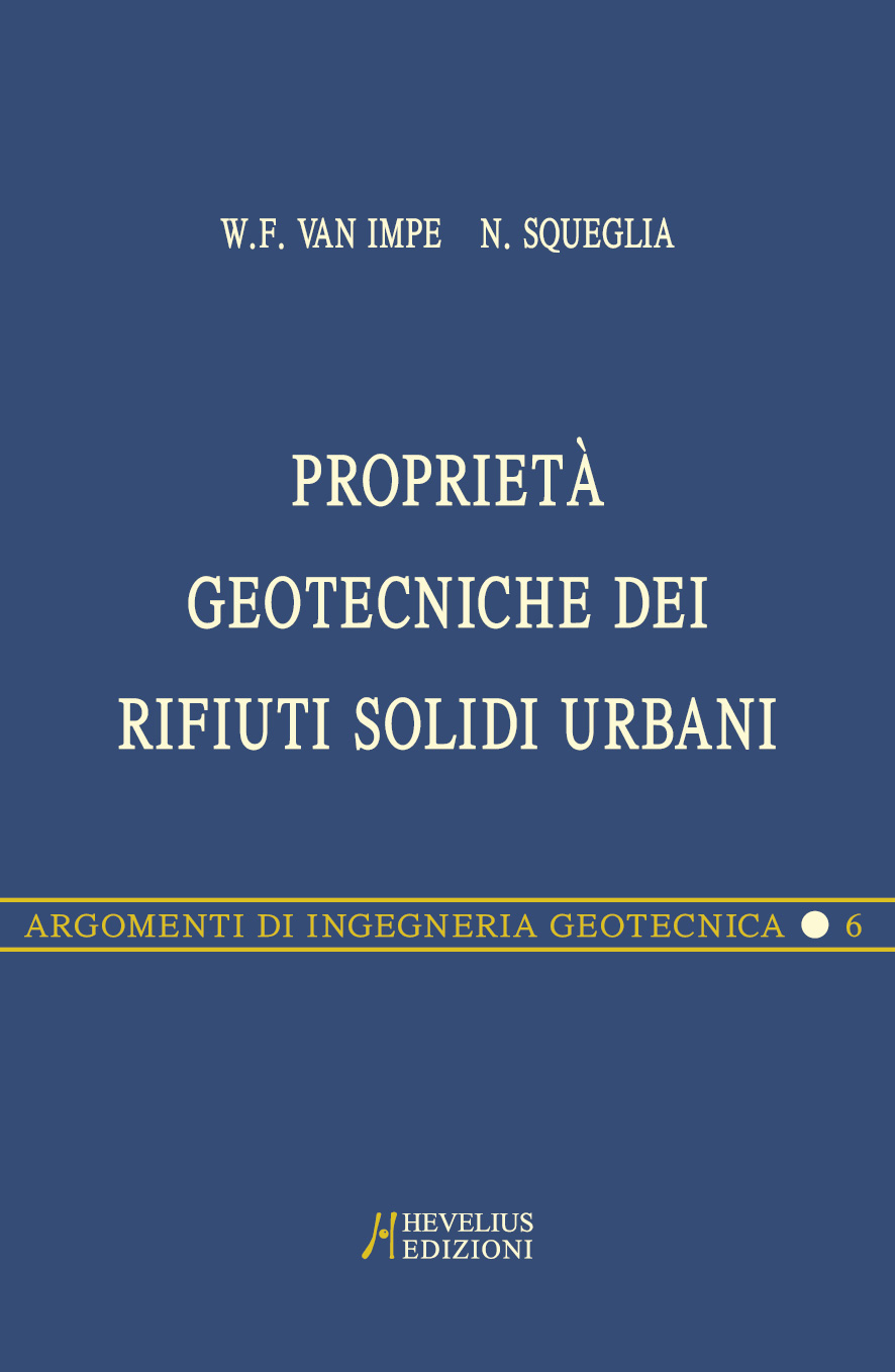 Copertina di PROPRIETA' GEOTECNICHE DEI RIFIUTI SOLIDI URBANI